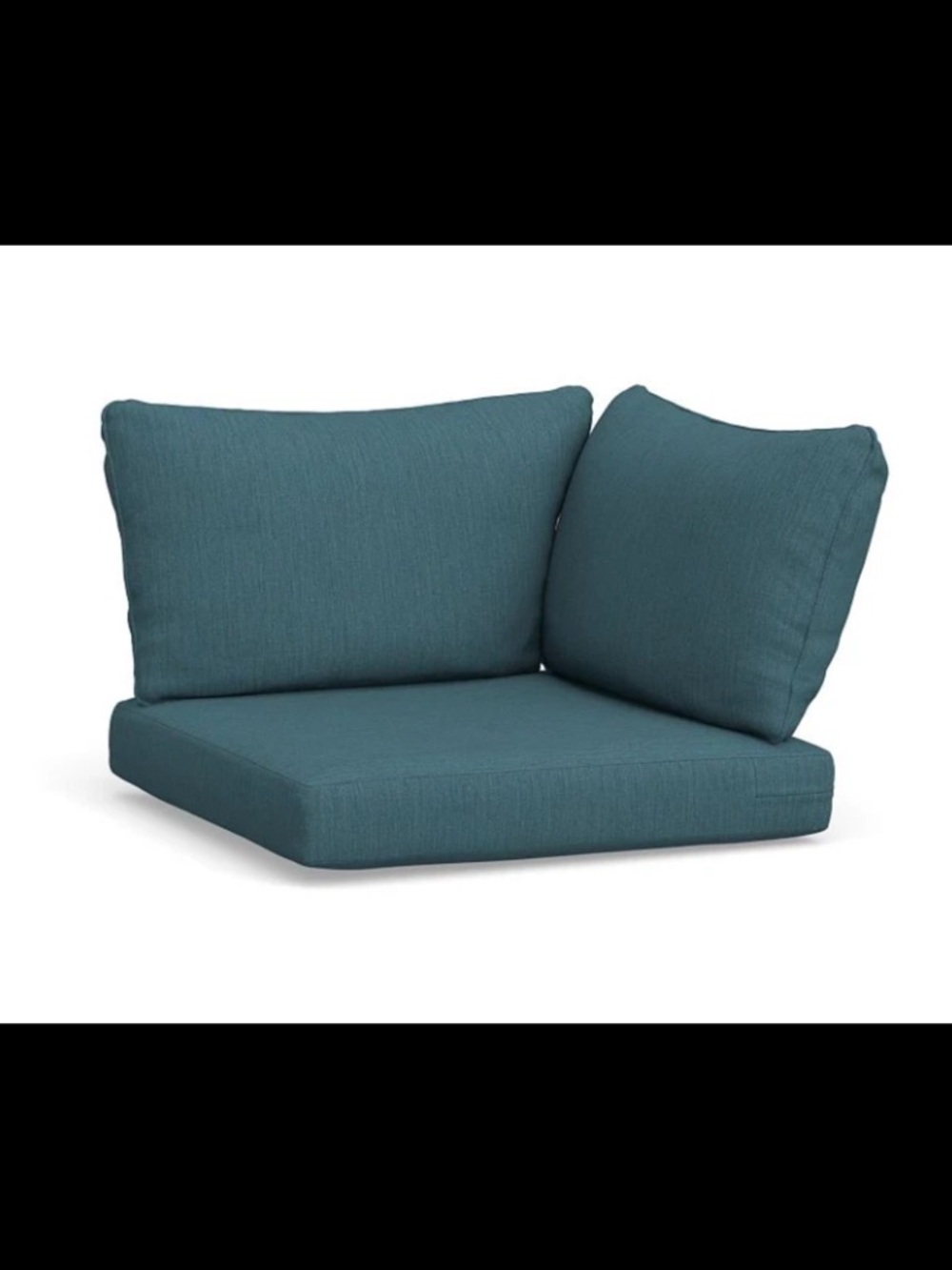 NWT Pottery Barn Torrey Sectional Corner Cushion Covers Sunbrella Lagoon